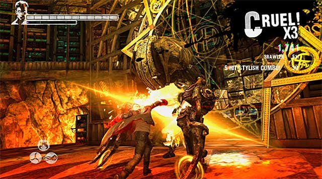 Only now you begin a normal game - Saving Vergil - 12: Under Siege - DMC: Devil May Cry - Game Guide and Walkthrough