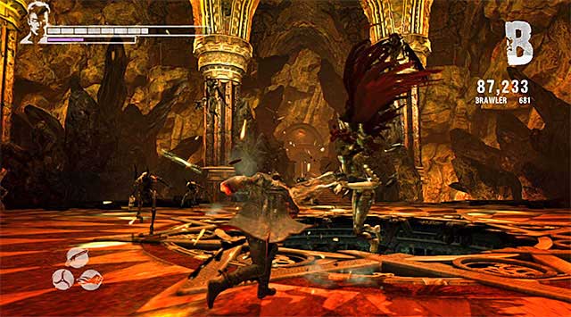 Sixth part of the battle is like the third one - Main battle in the server room - 12: Under Siege - DMC: Devil May Cry - Game Guide and Walkthrough