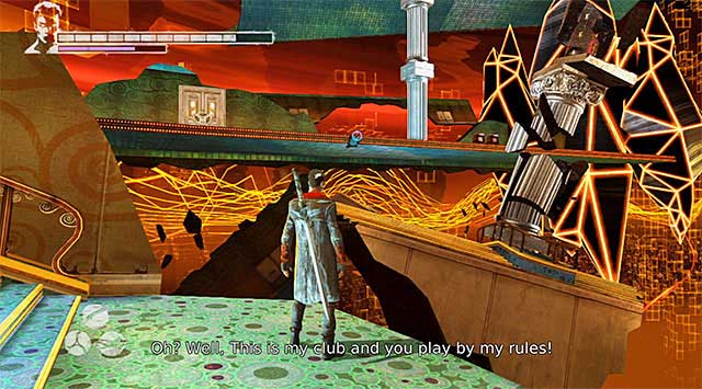 1 - Getting to the place where the first round takes place - 13: Devils Dalliance - DMC: Devil May Cry - Game Guide and Walkthrough