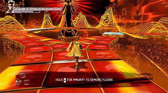 Youll run into a first test from a crazy TV show The Devil has Talent - Getting to the place where the first round takes place - 13: Devils Dalliance - DMC: Devil May Cry - Game Guide and Walkthrough