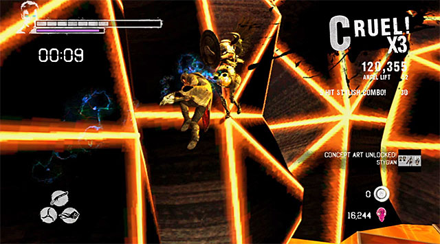 Second round has one difficulty: you have to eliminate all monsters in time shorter than 30 seconds - Surviving the second round - 13: Devils Dalliance - DMC: Devil May Cry - Game Guide and Walkthrough