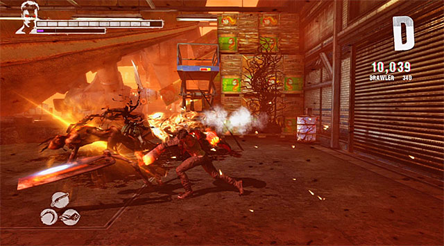 Now you can act in two ways - Going through docks - 15: The Trade - DMC: Devil May Cry - Game Guide and Walkthrough