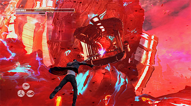 Be ready to use an Angel Lift once again - Getting to the main core - 16: The Plan - DMC: Devil May Cry - Game Guide and Walkthrough