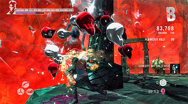 This battle has three parts - Second battle in the Furnace - 17: Furnace of Souls - DMC: Devil May Cry - Game Guide and Walkthrough