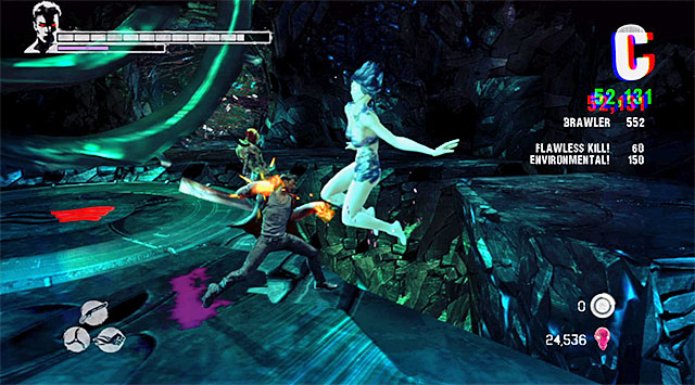 Only then attack enemies - Restarting the fourth generator - 18: Demons Den - DMC: Devil May Cry - Game Guide and Walkthrough