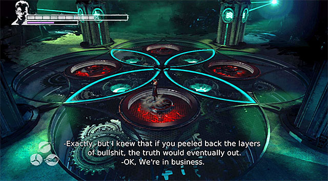 You need to adjust marks to generators, for example star need to be next to the generator with the same symbol - Plugging the cables - 18: Demons Den - DMC: Devil May Cry - Game Guide and Walkthrough