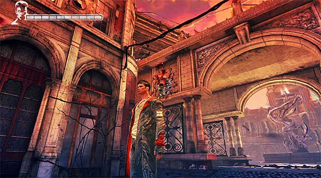 SOUL 2/3 - SOUL is where the Kat is, and you need to jump to it - Mission 3: Bloodline - Lost Souls - DMC: Devil May Cry - Game Guide and Walkthrough