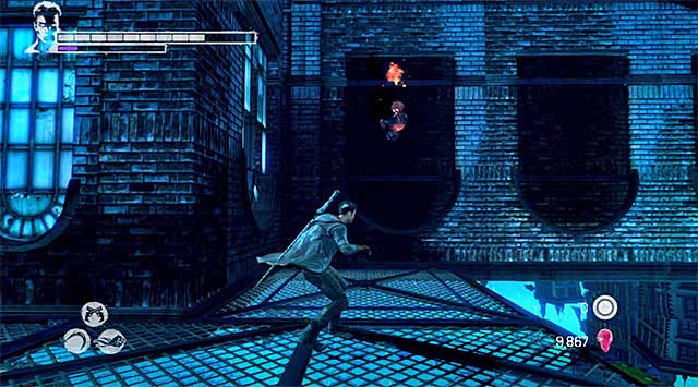 SOUL 2/2 - Soul can be found on your way to the warehouse where the last battle takes place - Mission 9: Devil Inside - Lost Souls - DMC: Devil May Cry - Game Guide and Walkthrough