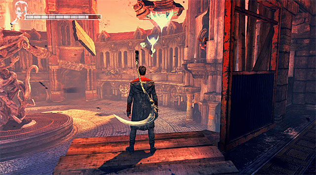 When its done, go at the other end of corridor - Finding the Blue Rose - 3: Bloodline - DMC: Devil May Cry - Game Guide and Walkthrough