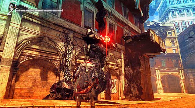 After this battle look around, and find the first Lost Soul - Destroying the first camera - 4: Under Watch - DMC: Devil May Cry - Game Guide and Walkthrough