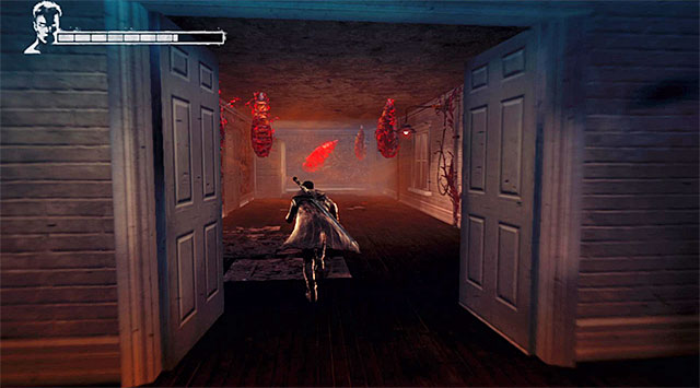 Turn right and use Boost once again, to get a new Lost Soul - Reaching next cameras - 4: Under Watch - DMC: Devil May Cry - Game Guide and Walkthrough