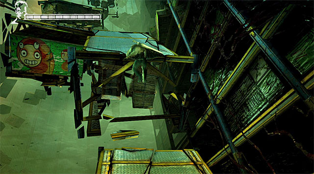 If you chose right path, use Ophion Demon Pull few times, moving to the higher platforms - Going through the first warehouse - 5: Virility - DMC: Devil May Cry - Game Guide and Walkthrough