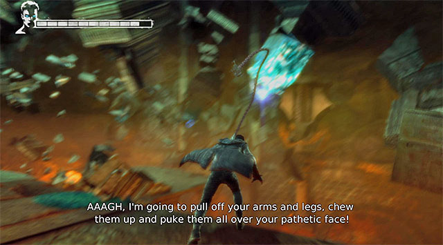 Your action weakens and irritates boss - Boss: Succubus - first part of an encounter - 6: Secret Ingredient - DMC: Devil May Cry - Game Guide and Walkthrough