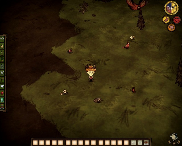 This is how your character wearing the magic crown looks like. - Overall characteristics - Six Feet Under - Dont Starve - Game Guide and Walkthrough