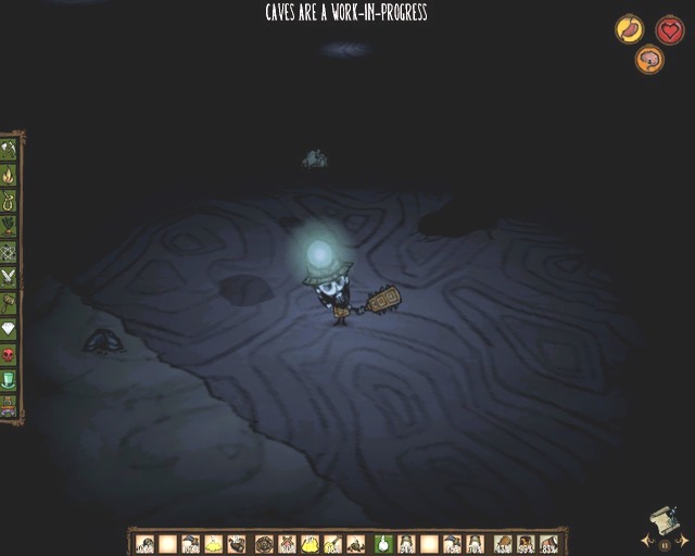 Remember to collect all materials left by an earthquake. - Overall characteristics - Caves - Dont Starve - Game Guide and Walkthrough