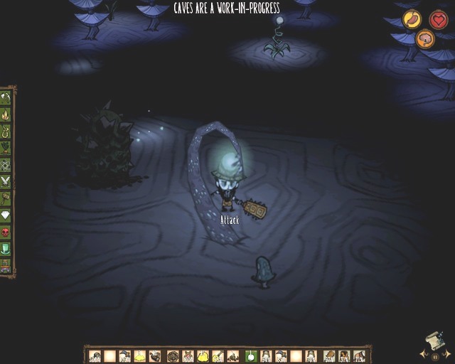 Big Tentacle is a real threat. - Fauna and flora - Caves - Dont Starve - Game Guide and Walkthrough