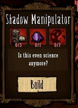 This device will unlock several recipes. - New items - Caves - Dont Starve - Game Guide and Walkthrough