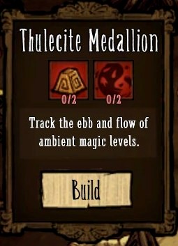 When wearing this you will easily foresee an incoming danger. - New items - Ruins - Dont Starve - Game Guide and Walkthrough