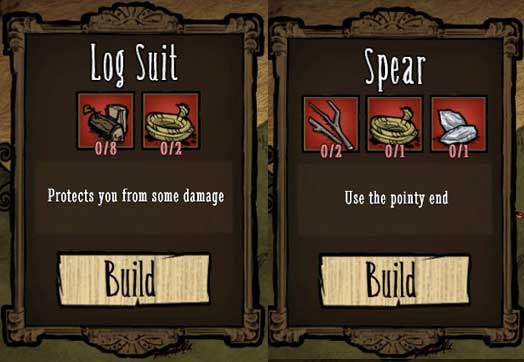 To defeat them without any problems, it is a good idea to arm yourself with a Spear and a Log Suit - Camp defense - Setting up a camp - Dont Starve - Game Guide and Walkthrough
