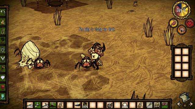 The last one of the methods is also very effective against aggressive animals - Hunting - How to get food - Dont Starve - Game Guide and Walkthrough