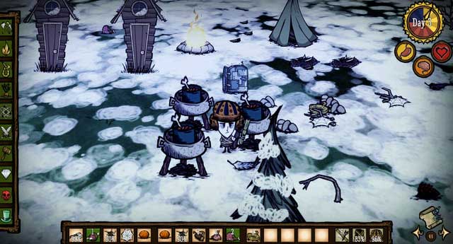 In a similar fashion, you can store meals cooked in Crock Pots - Surviving the winter - Winter - Dont Starve - Game Guide and Walkthrough