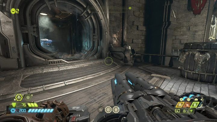 By moving south of the main deck you will reach a room where you can find a few secrets - Doom Eternal: Fortress Of Doom secrets maps and location - Collectibles and secrets - Doom Eternal Guide