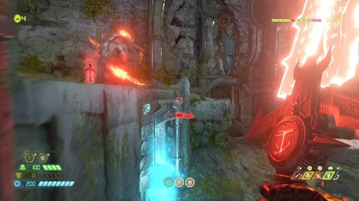 Test your new weapon on the monsters and then use the teleport to move back to the ship and complete the mission - Doom Eternal: Taras Nabad walkthrough - Levels walkthrough - Doom Eternal Guide