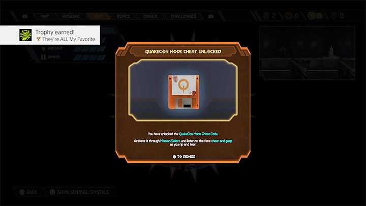 This is an easter-egg, not a cheat that makes the game easier - Doom Eternal: Cheat codes - how can I unlock them? - Campaign - Doom Eternal Guide