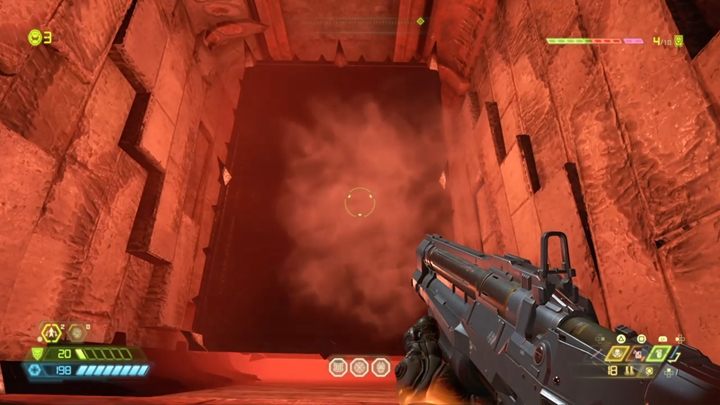 Climb upstairs and continue down the hallways, fighting and climbing the walls - Doom Eternal: Nekravol 1 walkthrough - Levels walkthrough - Doom Eternal Guide