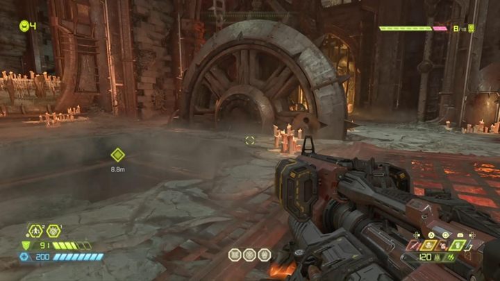 Jump down to complete the mission - Doom Eternal: Nekravol 1 walkthrough - Levels walkthrough - Doom Eternal Guide