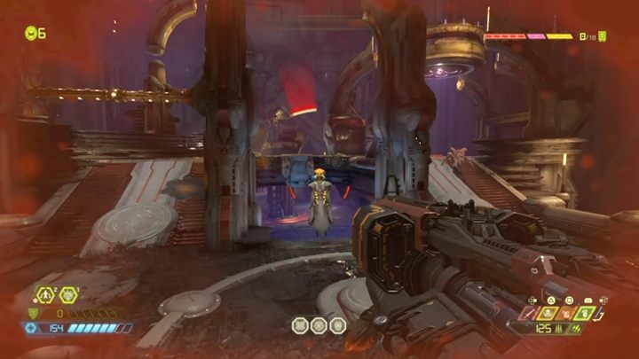 Inside, press the button and go through the door - Doom Eternal: Urdak walkthrough - Levels walkthrough - Doom Eternal Guide