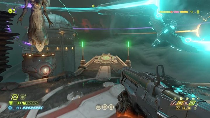 Go through the door and take the elevator down - Doom Eternal: Urdak walkthrough - Levels walkthrough - Doom Eternal Guide