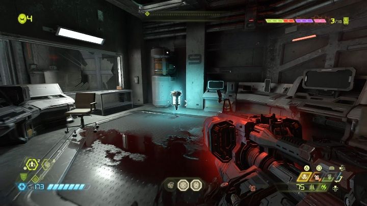 While traveling to the point indicated by the story mission, you will reach a small room - Doom Eternal: Arc Complex secrets maps and location - Collectibles and secrets - Doom Eternal Guide