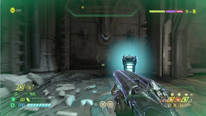 The heavy object will make a hole in the wall when falling down - Doom Eternal: Taras Nabad secrets maps and location - Collectibles and secrets - Doom Eternal Guide