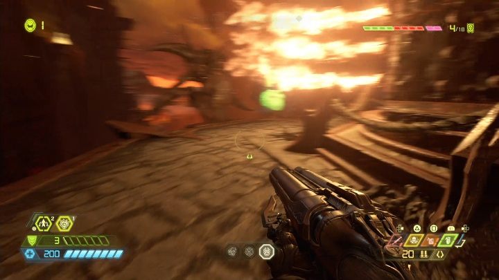 Use the launcher to reach onto the nearest platform - Doom Eternal: Taras Nabad secrets maps and location - Collectibles and secrets - Doom Eternal Guide