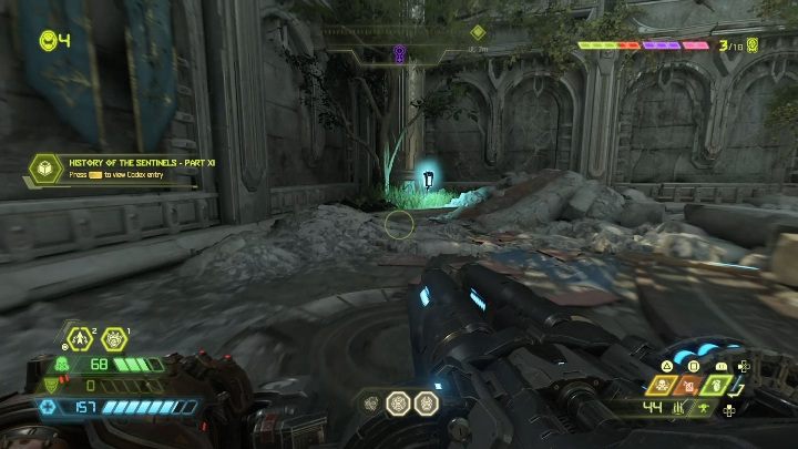 The battery lies next to the previously found note - Doom Eternal: Taras Nabad secrets maps and location - Collectibles and secrets - Doom Eternal Guide