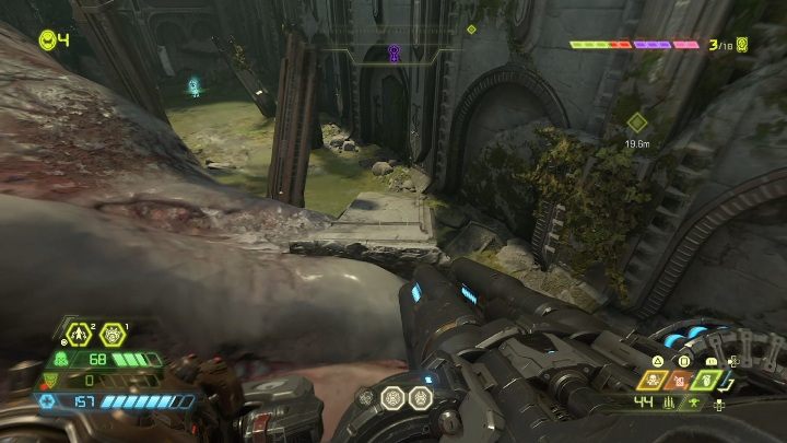 When you come out of the well, you will see a huge downed demon - Doom Eternal: Taras Nabad secrets maps and location - Collectibles and secrets - Doom Eternal Guide