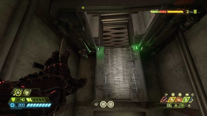 To get another heart you have to go up using climbing walls found in the elevator shaft - Doom Eternal: Final Sin secrets maps and location - Collectibles and secrets - Doom Eternal Guide
