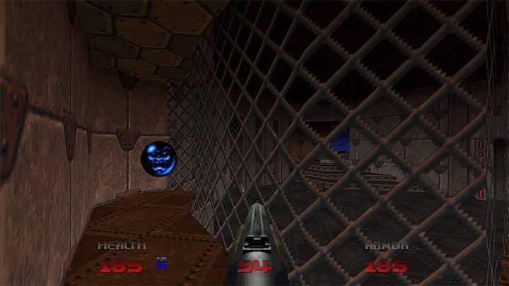 Blue spheres allow the heros health bar to be increased above the maximum 100 health points amount (up to a maximum of 200 HP) - Doom Eternal: Doom 64 - Tips how to survive - Doom 64 - Doom Eternal Guide