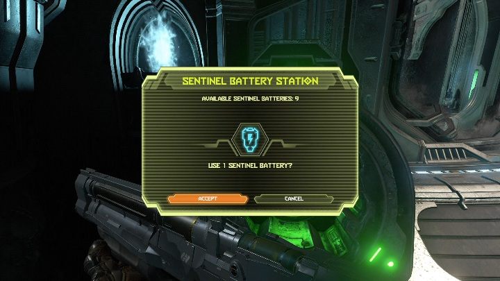 With the help of sentry battery you can unlock the closed doors - Doom Eternal: Fortress Of Doom guide - Basics - Doom Eternal Guide