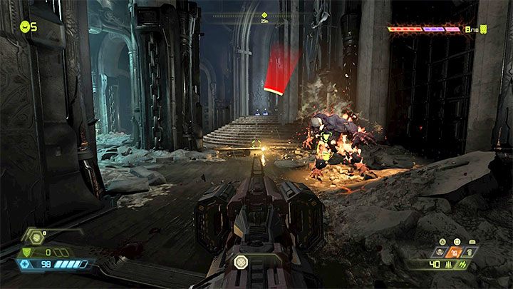 An additional method of obtaining armor points is to set enemies on fire by using the Flame Belch gadget, which is obtained in the initial phase of the campaign - Doom Eternal: Supplies - how to quickly replenish? - Combat - Doom Eternal Guide