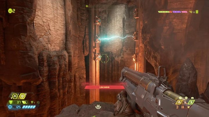 In this area, you will find the first Slayer Gate - we have described them in the separate chapter and in the section dedicated to the secrets - Doom Eternal: Exultia walkthrough - Levels walkthrough - Doom Eternal Guide