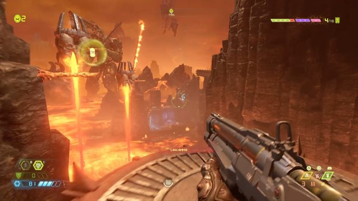 Go further along the platforms and cross the doors - Doom Eternal: Exultia walkthrough - Levels walkthrough - Doom Eternal Guide