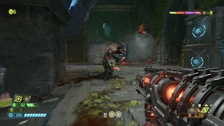 The next wave are, among others, teleporting demons and Whiplashes - Doom Eternal: Taras Nabad | Slayer Gates walkthrough - Slayer Gates - Doom Eternal Guide