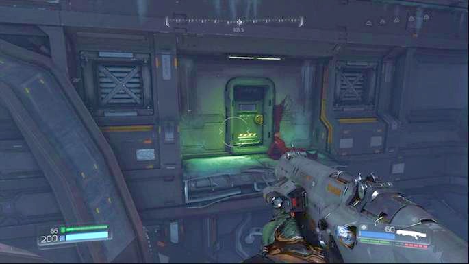 You can go through the left side but it is more profitable to use the path up and to the right - Doom: VEGA Central Processing Walkthrough - Doom: Walkthrough - Doom Game Guide & Walkthrough