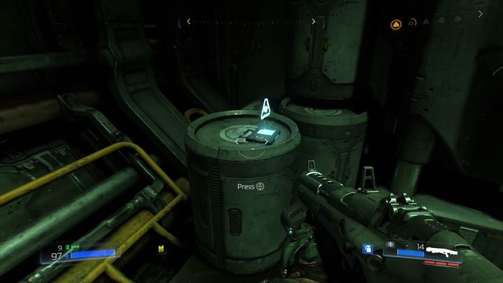 Another Data Log [6] is lying in one of the rooms - Doom: Foundry Walkthrough - Doom: Walkthrough - Doom Game Guide & Walkthrough