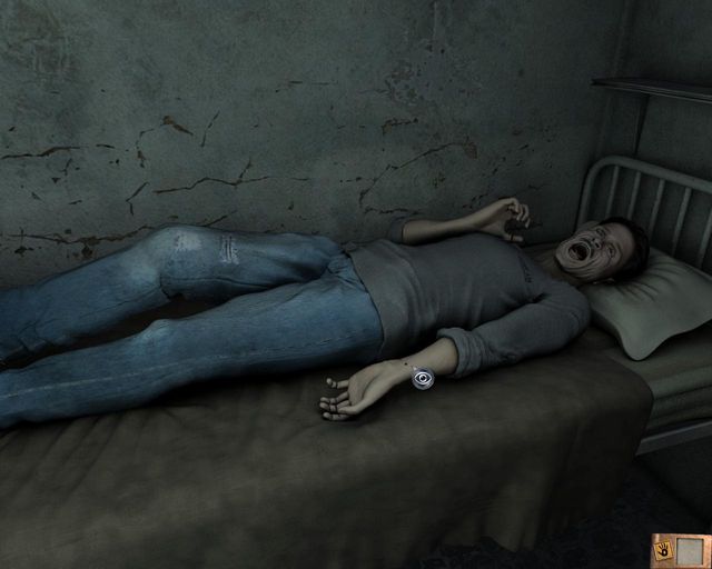 Dead body in the cell - Prologue - Dracula 4: The Shadow of the Dragon - Game Guide and Walkthrough