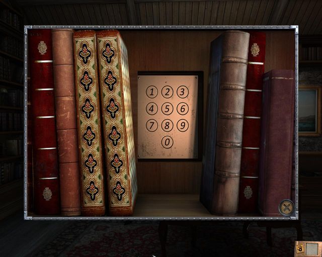 Code lock behind the books - Mysteries of the Professor - Chapter 1: Vambery Manor - Dracula 4: The Shadow of the Dragon - Game Guide and Walkthrough