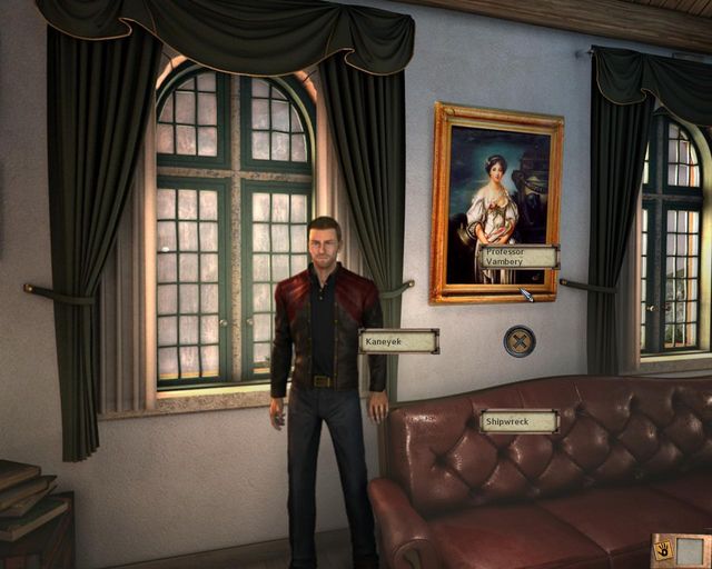 An important conversation - Mysteries of the cemetery - Chapter 1: Vambery Manor - Dracula 4: The Shadow of the Dragon - Game Guide and Walkthrough