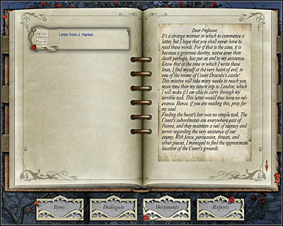 You should be transported to Mina's apartment automatically, so you won't have to choose this area of London manually - Mina's Apartment I - London - Dracula: Origin - Game Guide and Walkthrough